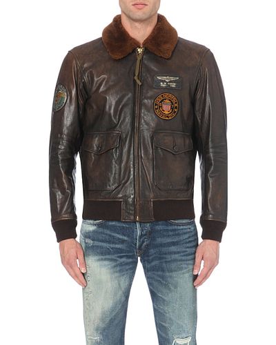 ralph lauren jacket brown