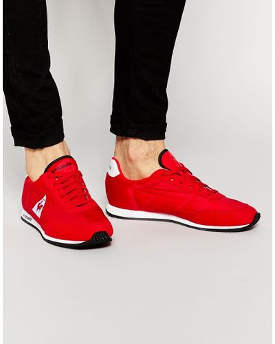 Le Coq Sportif Racerone Trainers in Red for Men - Lyst
