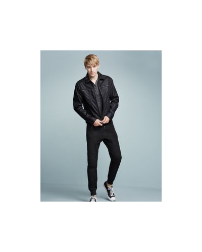 John Varvatos Star Usa Denim Zipper 