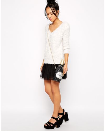 aldo champagne purse