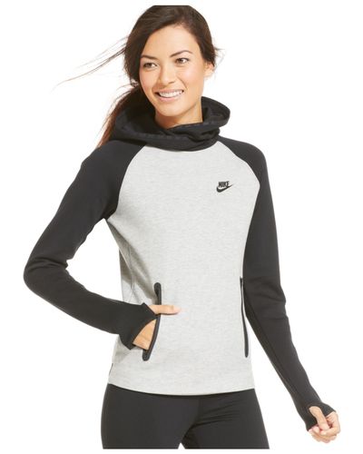 heather grey nike tech fleece