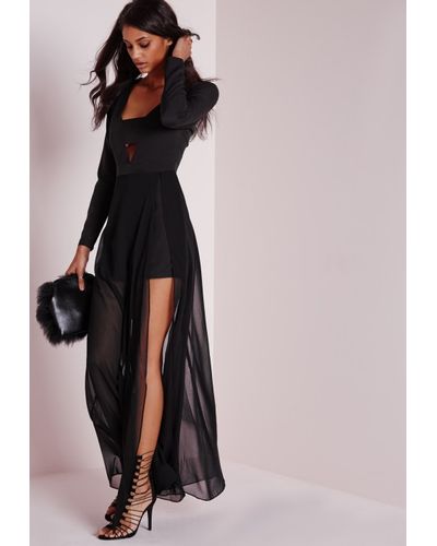 maxi overlay playsuit