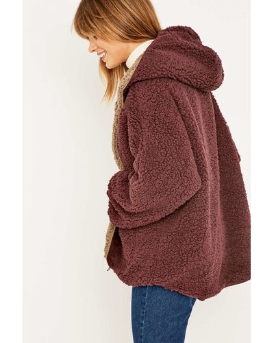 ecote reversible teddy jacket