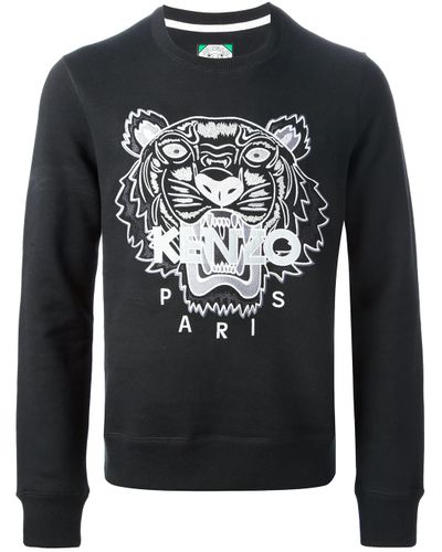 KENZO Cotton Brody Sweater in Black for Men | Lyst