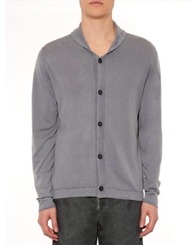 Massimo Alba Cashmere-knit Cardigan in Grey (Gray) for Men - Lyst