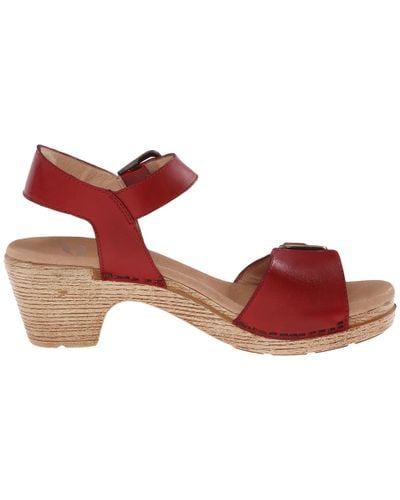 dansko red sandals