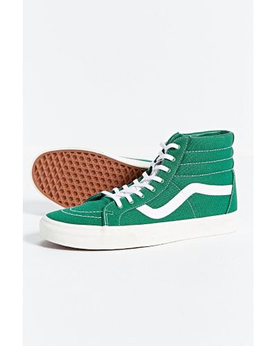 bright green high top vans