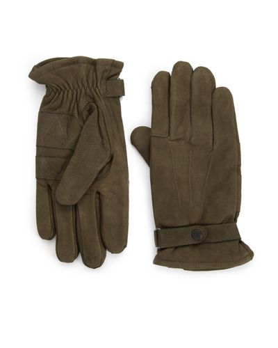 barbour insulated leather gloves