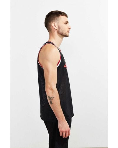 Stussy Synthetic Stock Mesh Tank Top in Black for Men | Lyst
