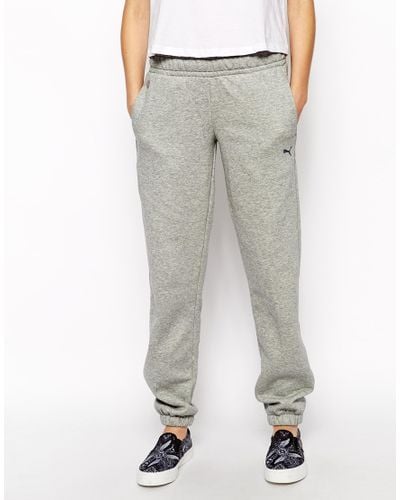 puma grey sweatpants