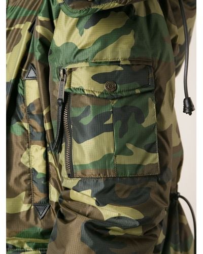 DSquared² Camouflage Parka in Green for Men | Lyst