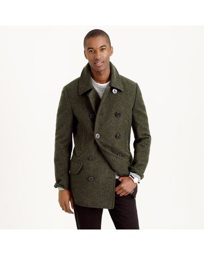 J.Crew Dock Peacoat With Thinsulate® - Green