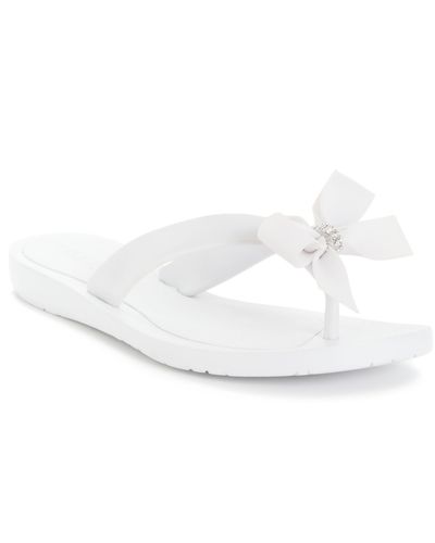 guess white sandals