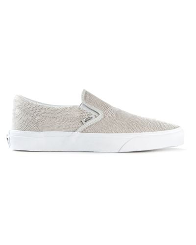 vans pebble snakeskin slip on