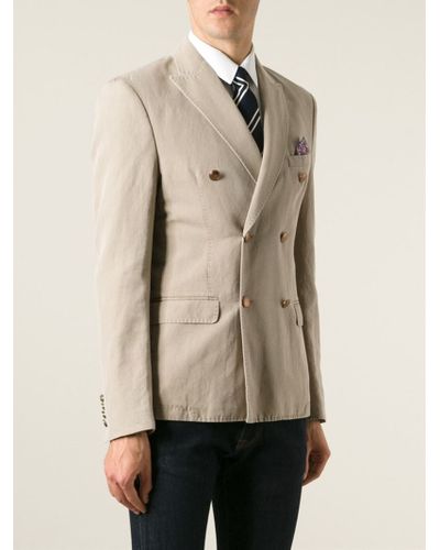 casual double breasted blazer