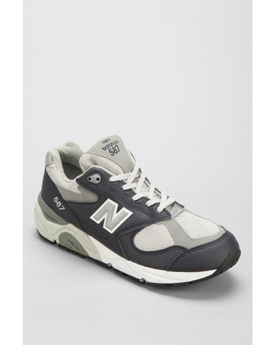 New Balance Made In Usa 587 Sneaker in Navy (Blue) for Men - Lyst