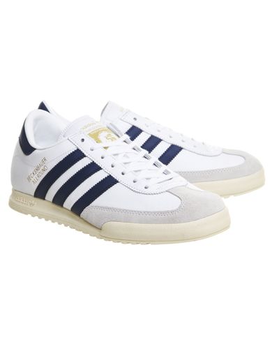 adidas Beckenbauer Trainers in White for Men - Lyst adidas Beckenbauer Trainers in White for Men - Lyst