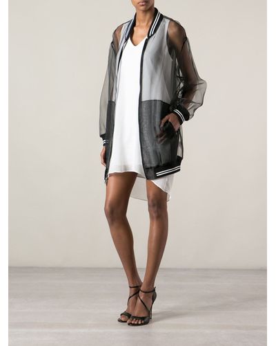 transparent bomber jacket