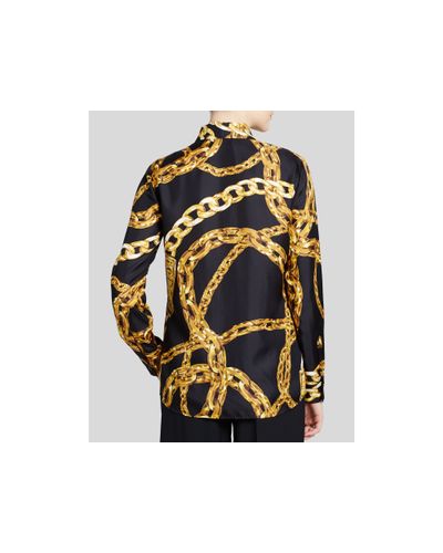 gucci chain print shirt