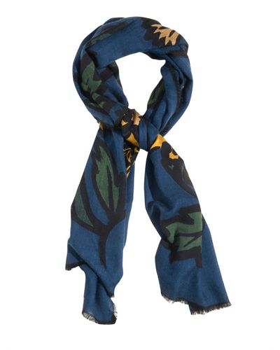 floral cashmere scarf