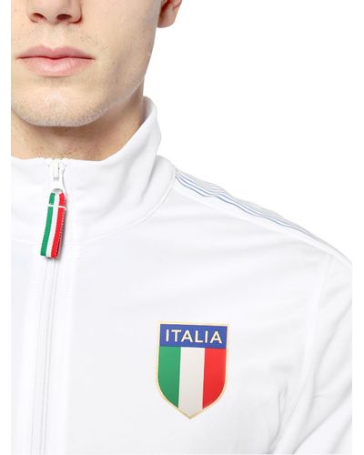 Emporio Armani Italian Team Tracksuit in White/Blue (Blue) for Men | Lyst