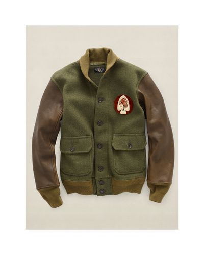 rrl varsity jacket
