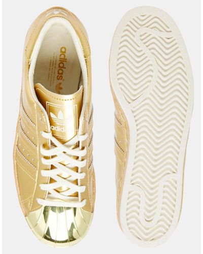 adidas superstar 80s gold