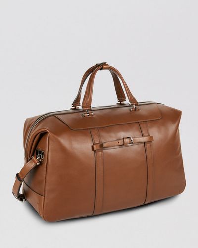 tumi leather duffel