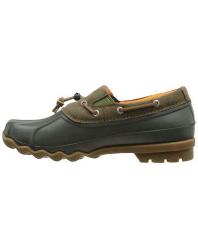 sperry olive green