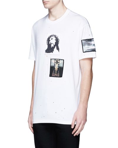 givenchy patch t shirt