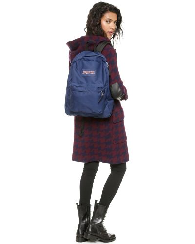 dark blue jansport backpack