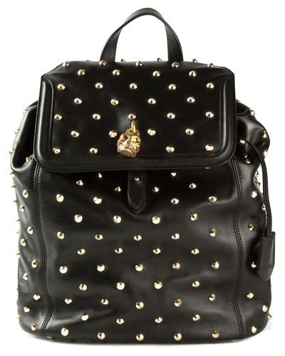 alexander mcqueen studded backpack