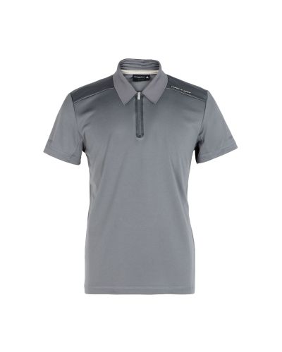 Porsche Design Synthetic Polo Shirt in Grey (Gray) for Men - Lyst