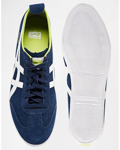 Onitsuka Tiger Mexico 66 Vulc Suede Sneakers in Blue for Men - Lyst