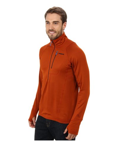 Patagonia R1® Pullover in Orange for Men - Lyst
