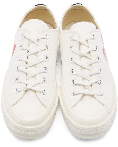 off white heart converse