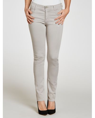 Gardeur Denim Zuri Slim Fit Jeans in Soft Grey (Grey) - Lyst