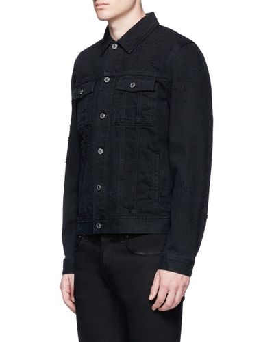black givenchy denim jacket