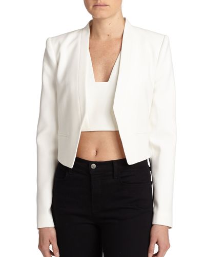 bcbg white blazer