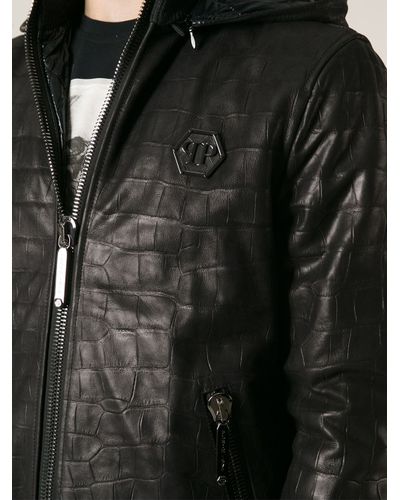 philipp plein croco jacket