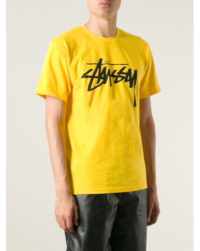 yellow stussy shirt