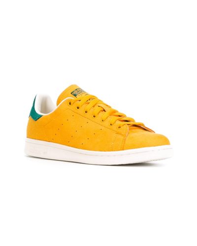 adidas Originals 'stan Smith' Sneakers in Yellow & Orange (Yellow) for Men  | Lyst