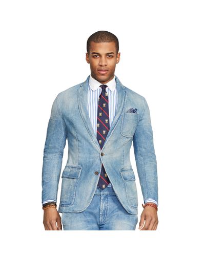 Polo Ralph Lauren Morgan Denim Suit in Blue for Men - Lyst