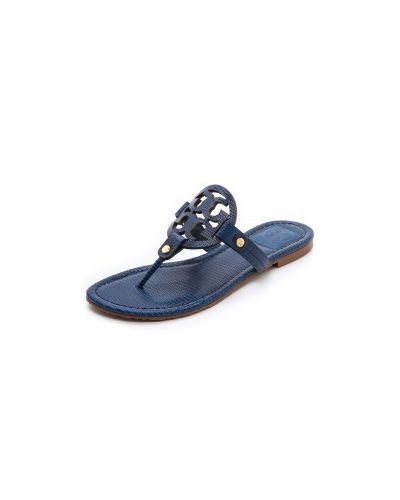 blue tory burch sandals