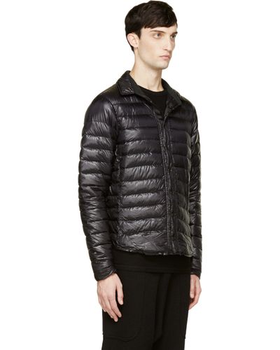 Canada Goose Black Quilted Beaconsfield Shirt Jacket for Men - Lyst