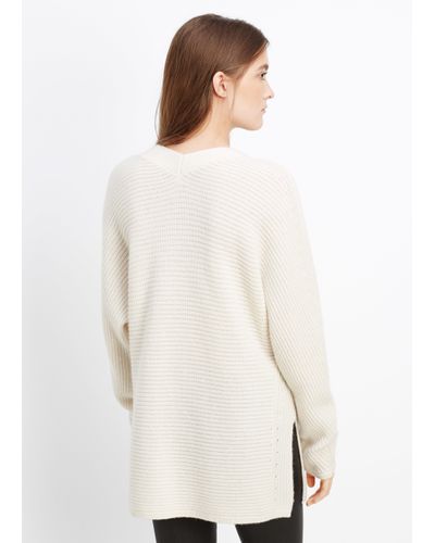 vince double v neck sweater