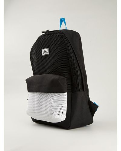 pink navy blue backpack