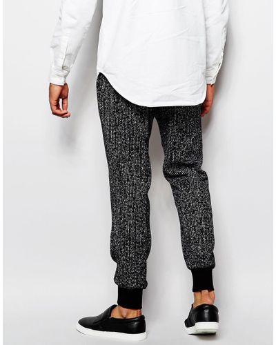 smart black joggers