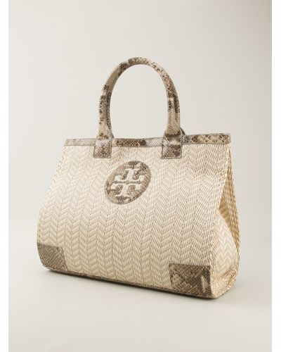 tory burch raffia tote