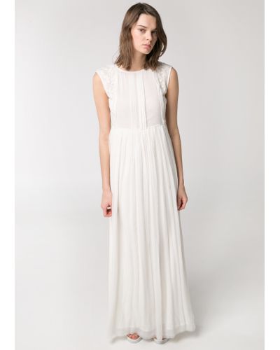 mango white maxi dress